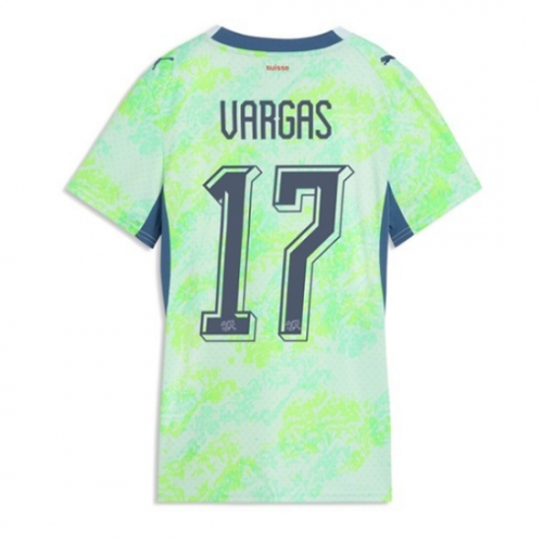 Billige Fotballdrakt Sveits Ruben Vargas #17 Replika Bortedrakt Dame VM 2026 Kortermet Billige Fotballdrakt Sveits Ruben Vargas #17 Replika Bortedrakt Dame VM 2026 Kortermet